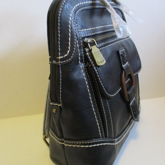 *b.o.c. Black Backpack with Signature Key Fob Accent Stitching - Picture 8 of 8